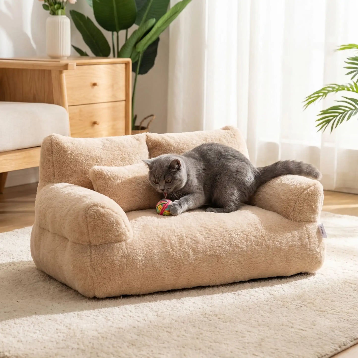 Canapé chat Beige | ConfoCanap™