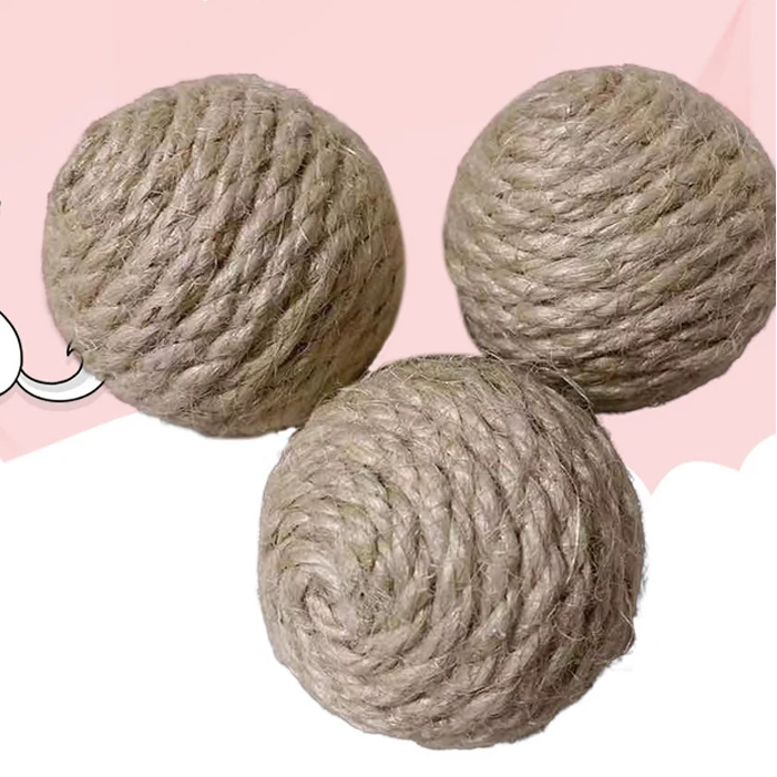 Balles en sisal pour chat | 100% naturel