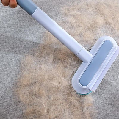Brosse anti poil pour tapis