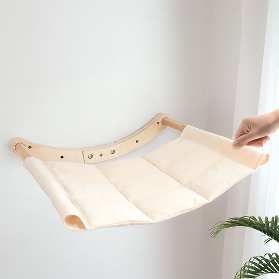 Hamac chatâ mural tissu doux