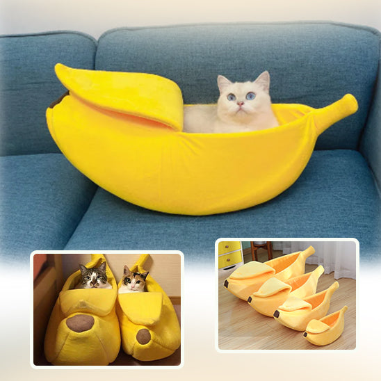 lit-pour-chat-en-forme-de-banane
