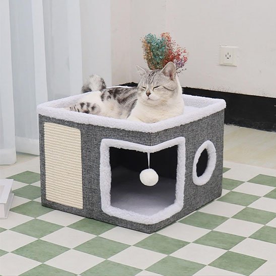 Niche chat beau décor
