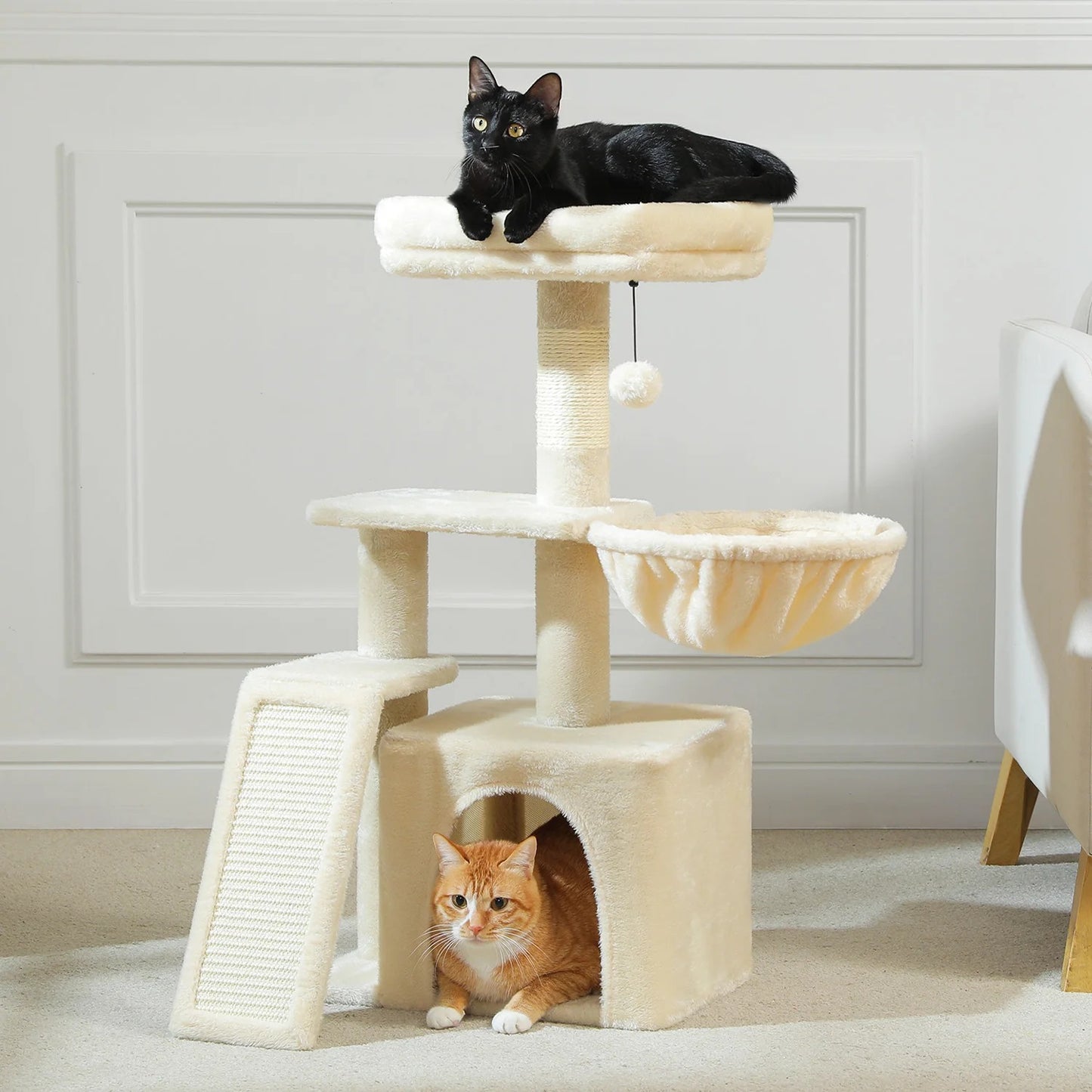 Arbre A Chat blanc
