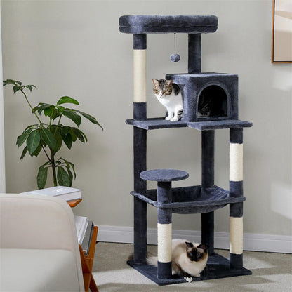 Arbre à chat gris foncé