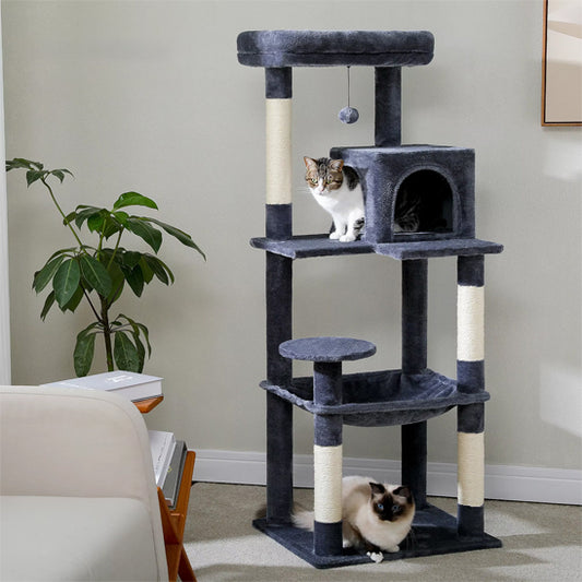 Arbre à chat gris foncé