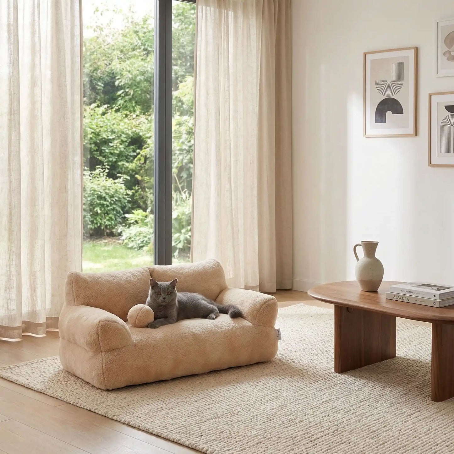 Canapé chat Beige | ConfoCanap™