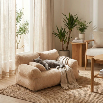 Canapé chat Beige | ConfoCanap™