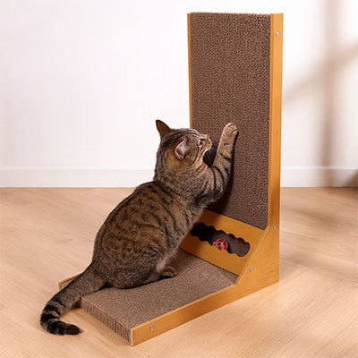 Griffoir Chat Carton  Design 90 Degrés stimulant