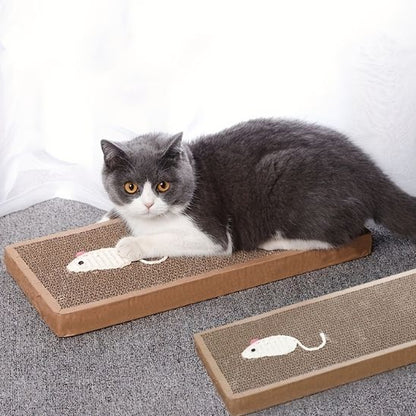 Griffoir en carton pour chat  Design Souris 2 tailles