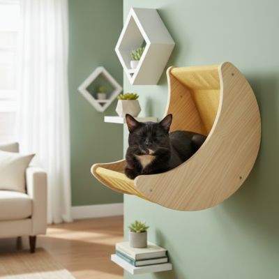 Hamac Mural pour Chat Confortable