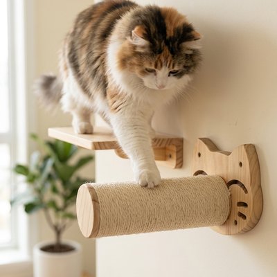 Arbre a Chat mural griffoir verticals