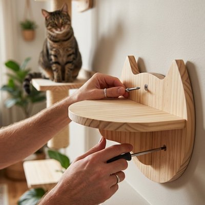 Arbre a Chat mural petite tablette