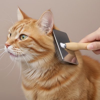 Brosse chat poil long​ sans douleur