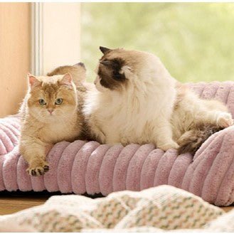 Canapé pour chat Rose | Cocon Orthopédique - Satisfaction Félin