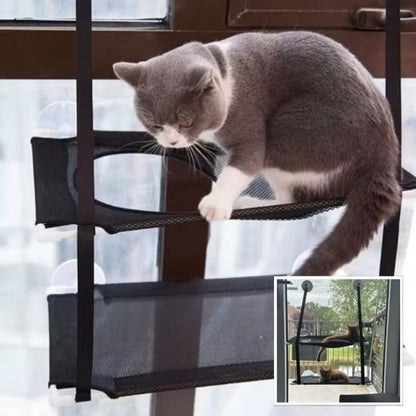 Hamac fenetre pour chat avec trou