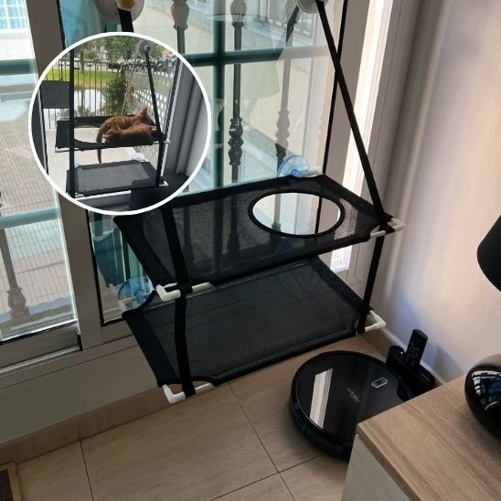 Hamac fenetre pour chat ventouse