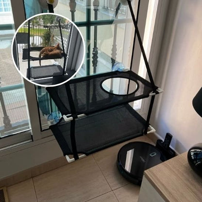 Hamac fenetre pour chat ventouse