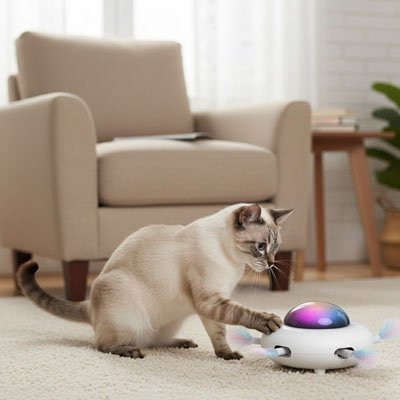 Jouet chat interactif alien