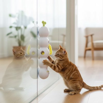 Jouet chat interactif vantouse