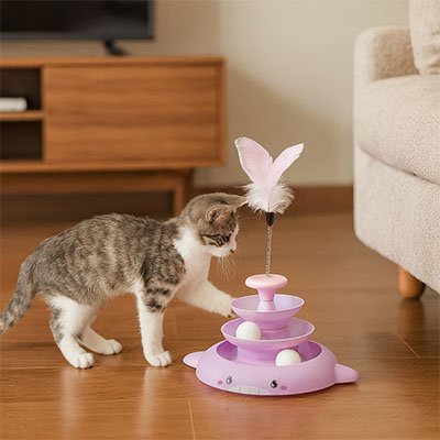 Jouet pour chat tour de jeux