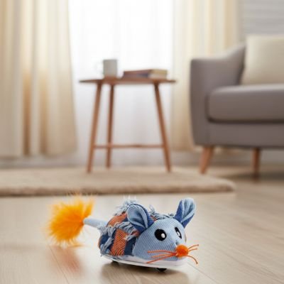 Jouets interactifs Chat orange