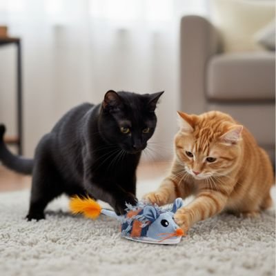 Jouets interactifs Chat souris
