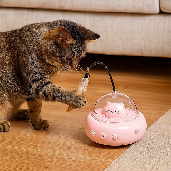 Jouets interactifs pour Chat spatial