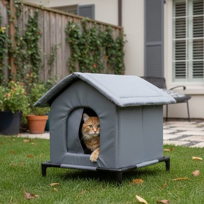 Maison exterieur pour chat tout saisons 