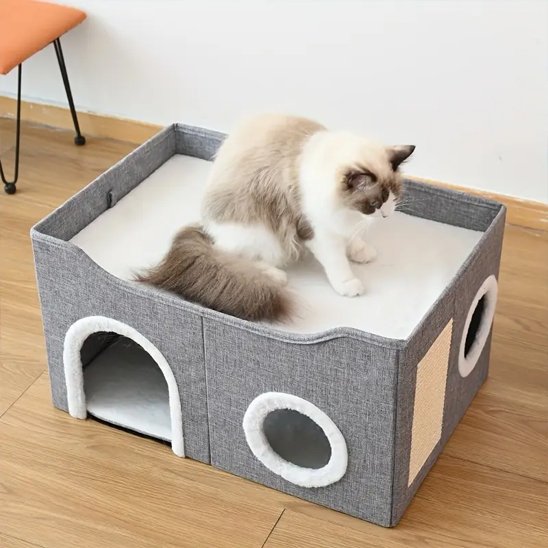 Niche chat gris