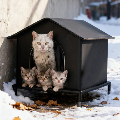 Niche extérieur pour chat | Cozy Refuge