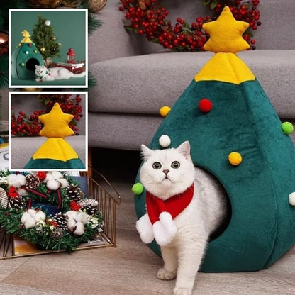 niche-a-chat-sapin-de-noel