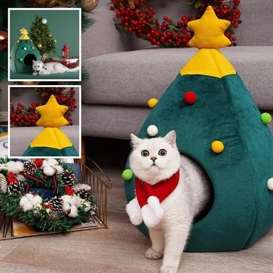 niche-a-chat-sapin-de-noel
