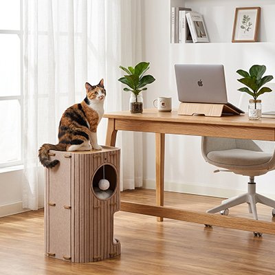 Petit arbre à chat confortable