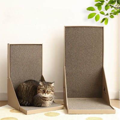 Griffoir-pour-chat-en-carton-2-tailles