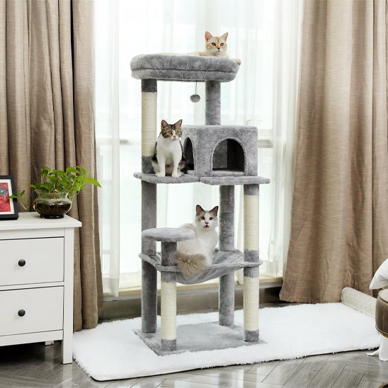 Arbre à chat | Multi-niveaux Élégant