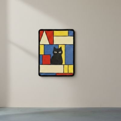 Griffoir chat tapis murale
