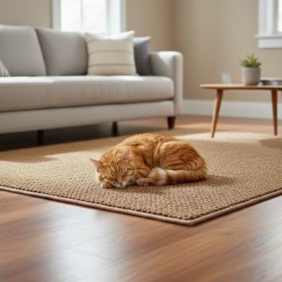 Tapis griffoir chat surdimensionné 