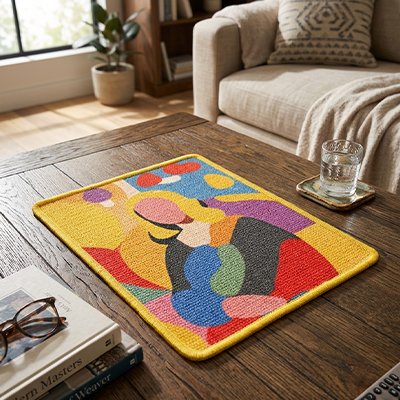 Tapis griffoir pour chat mona lisa