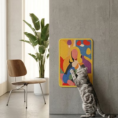 Tapis griffoir pour chat rubuste